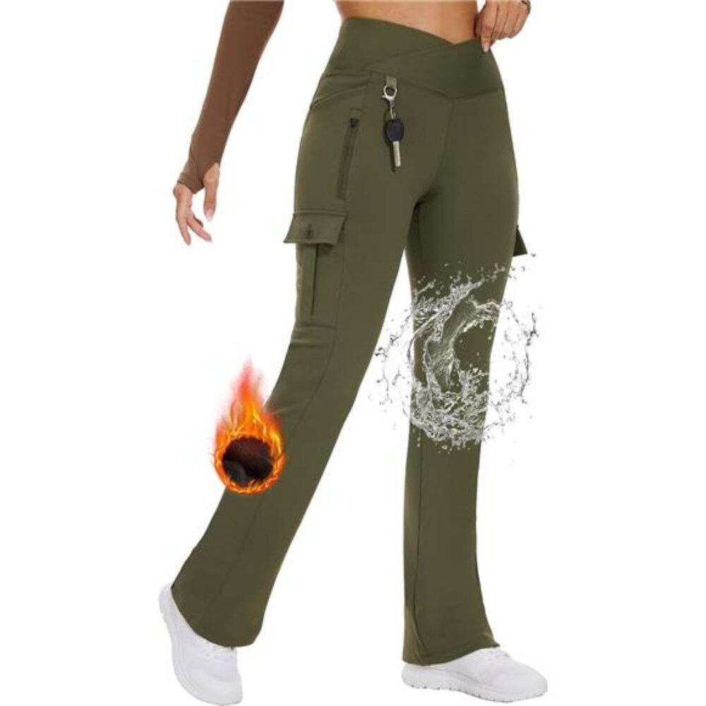 Olive Green Women's Utility Pants